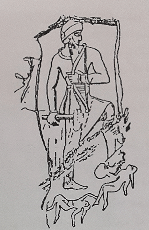 طرح دربند گاور (غار) در استان سلیمانیه عراق، نارام سین پادشاه اکد